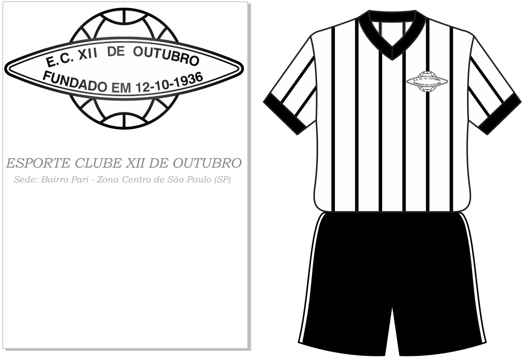 Esporte Clube XII de Outubro do Pari São Paulo SP Fundado em 1936