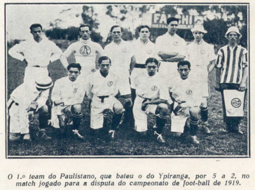 Campeonato Paulista De 1919 C A Paulistano 5 X 2 C A Ypiranga No