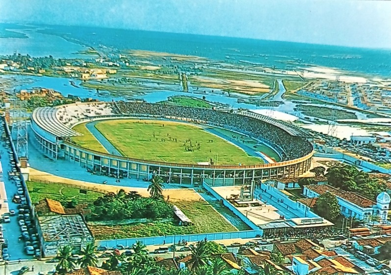 Fotos raras da década de 70 Estádio Estadual Lourival Baptista o