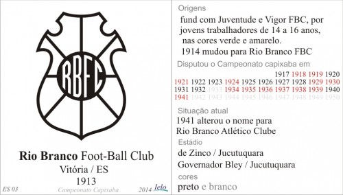 McNish Futebol Clube: Rio Branco Football Club