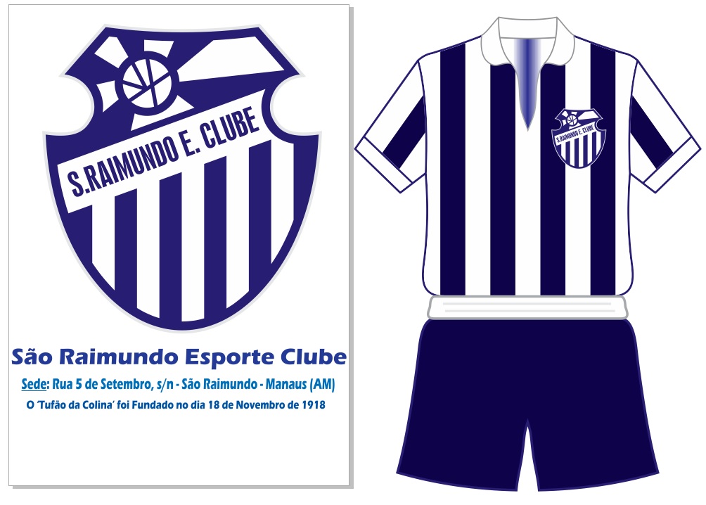 São Raimundo Logo São Raimundo Esporte Clube – Manaus (AM): Modelo de 1964 | História do ...
