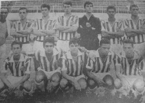 07/05/1964 - Racing Club 1 x 2 Santos - Amistoso - Acervo Santista