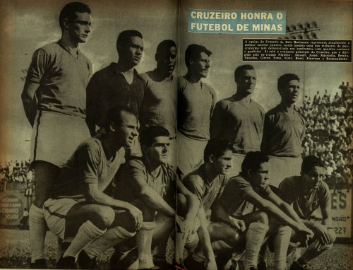 Foto Rara, de 1961: Cruzeiro Esporte Clube (MG) | História do Futebol