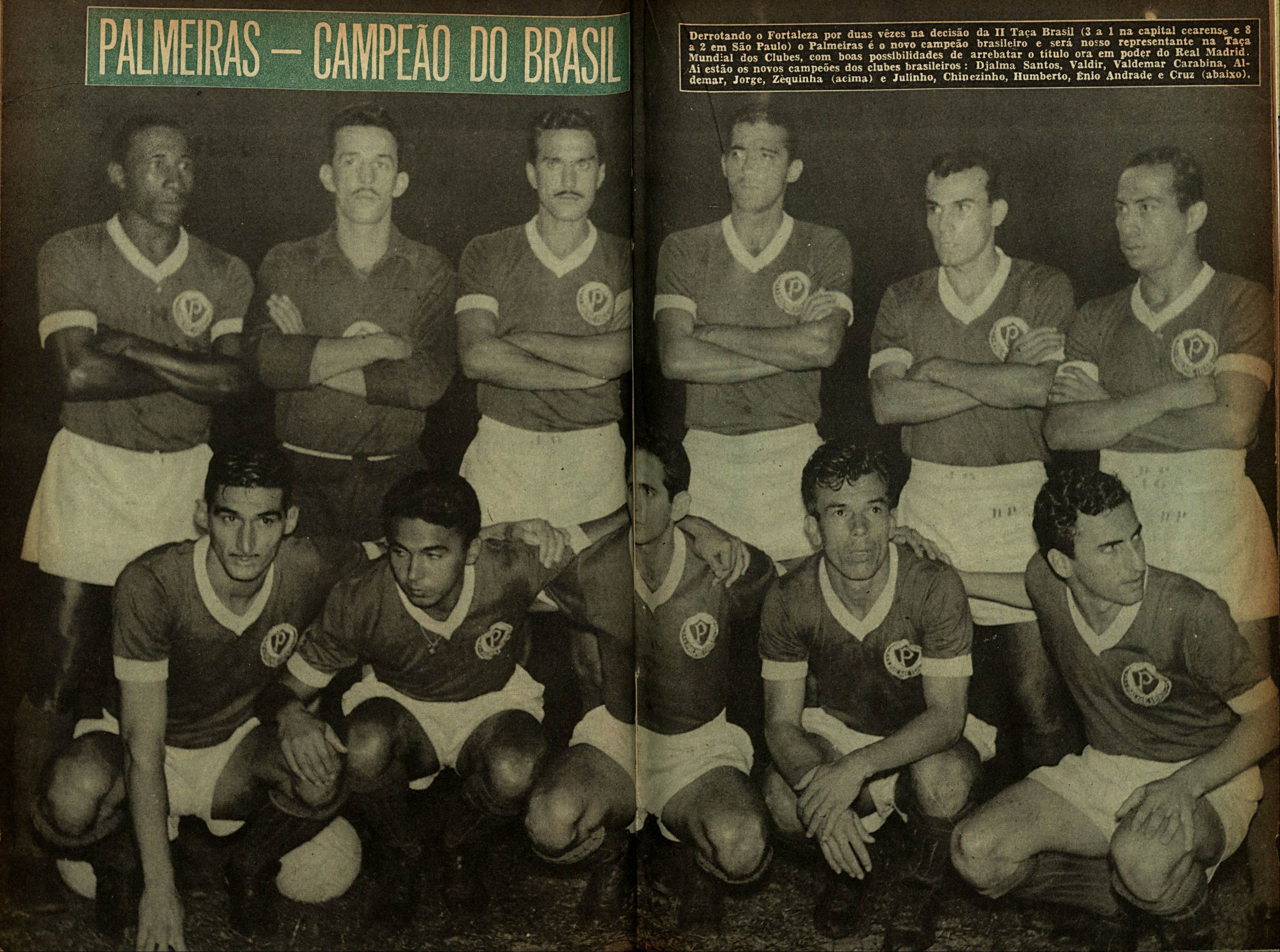 Foto Rara De 1961 Sociedade Esportiva Palmeiras Sp História Do Futebol 5817