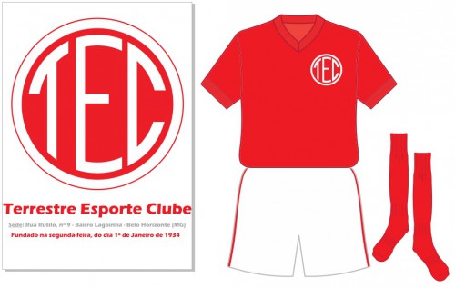 1° escudo: Terrestre Sport Club – Belo Horizonte (MG), Fundado em