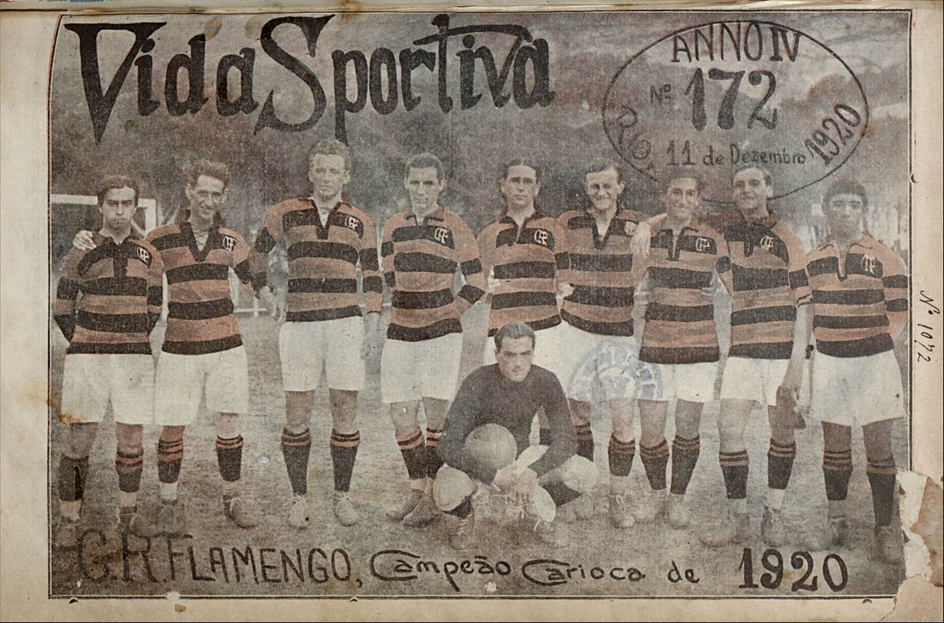 Pôster Raro: Clube De Regatas Flamengo, Campeão Carioca De 1920 ...